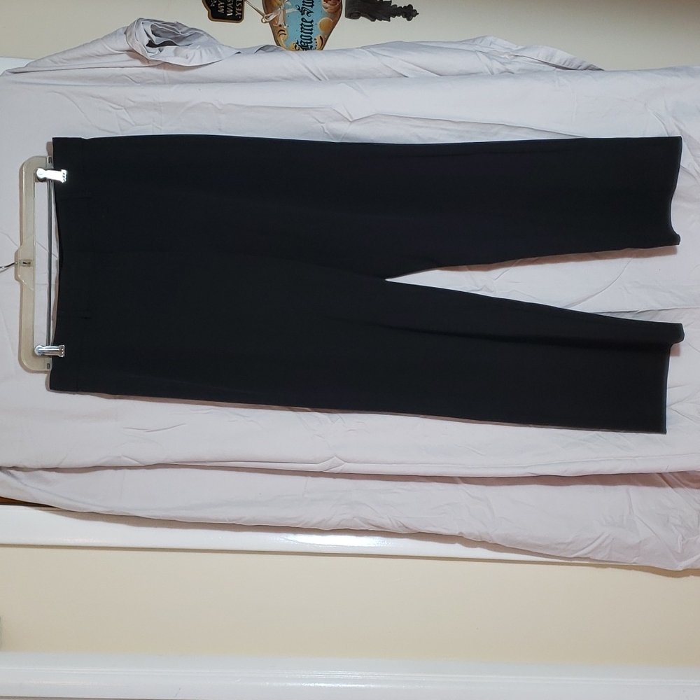 Womens black pants, size 14 , straight leg